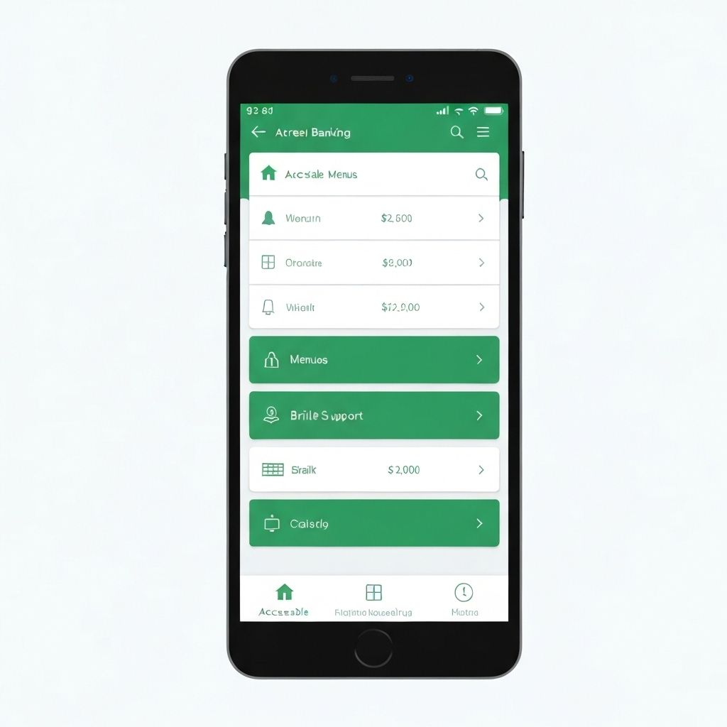 Screenshot of Banking Mobile Application