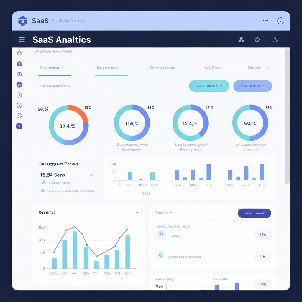 Screenshot of SaaS Dashboard Platform