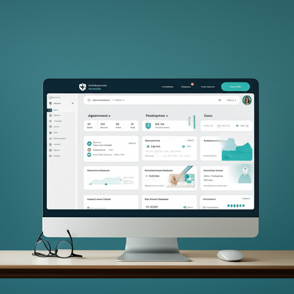 Screenshot of Healthcare Patient Portal